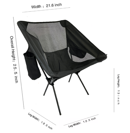 Foldable Camp Chair with cup holder