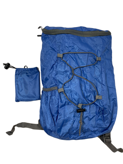 Blue bungee polyester day pack (603)