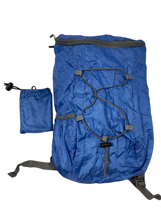 Blue bungee polyester day pack (603)