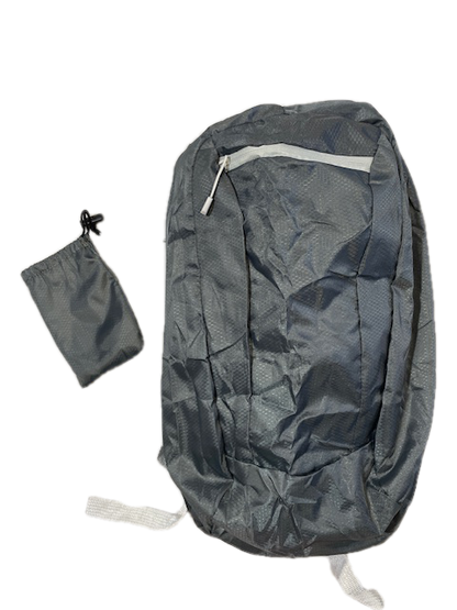 Gray polyester day pack