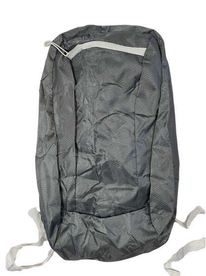 Gray polyester day pack