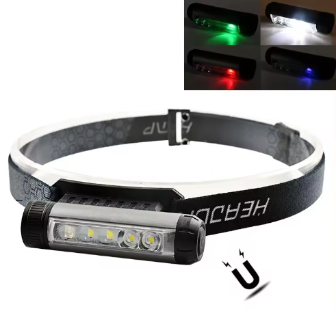 LED Multi function Headlight & Flashlight with magnet