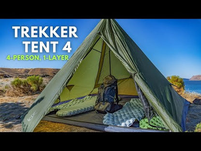 Trekker Tent 4 Family 4-Person Backpacking Tent