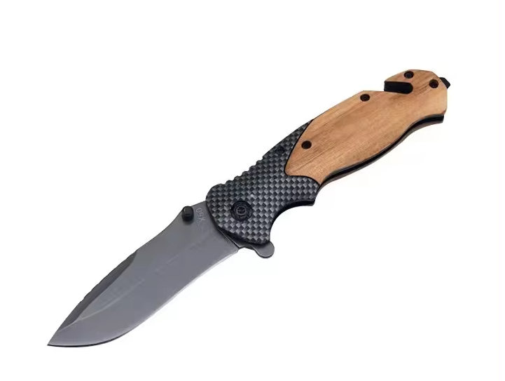 Wooden Handle Pocket Knife