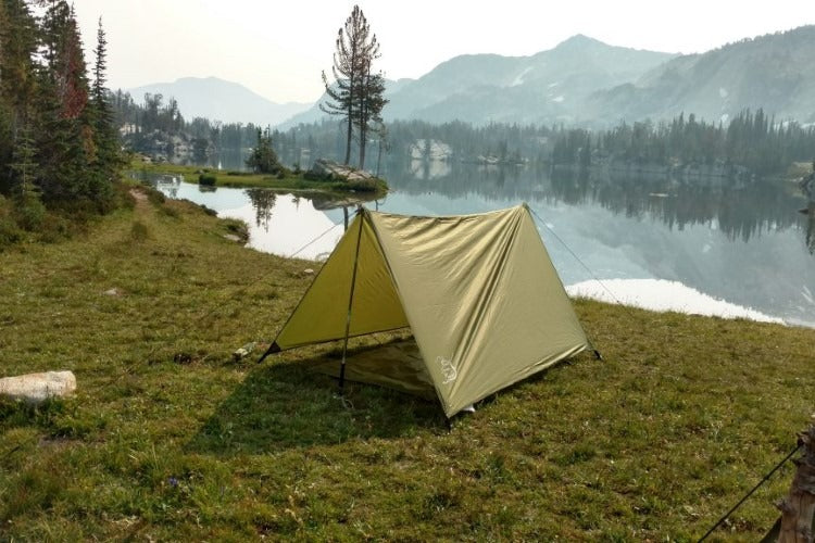 Trekker Shelter Tent 2 | Open Air Tarp Tent | Trekking Pole Tarp Tent