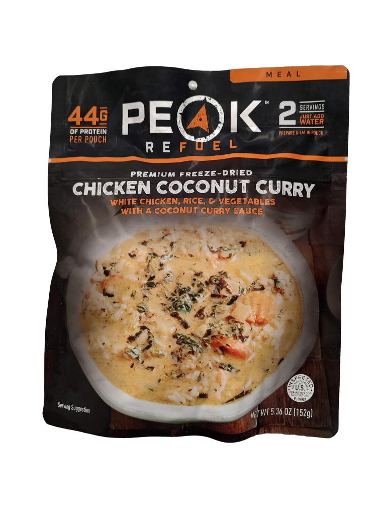 chicken coconut curry peak refuel front