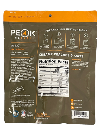 Creamy Peaches and Oats